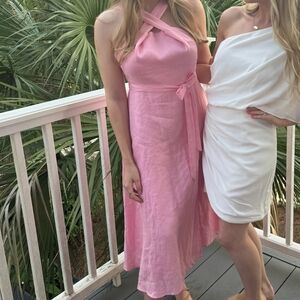 💐Petal & Pup Pink One Shoulder Dress